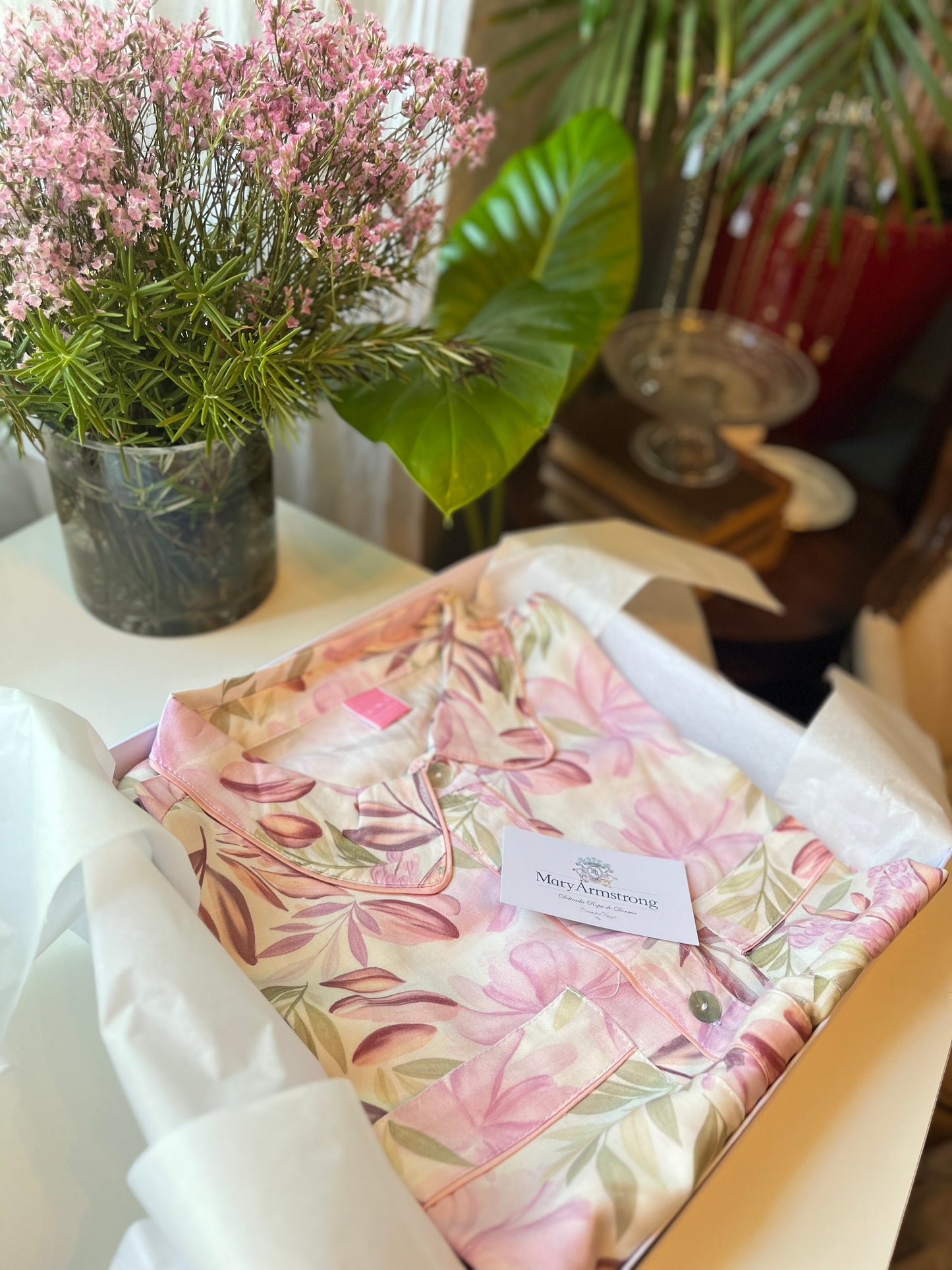 BATA KIMONO ROSADA
