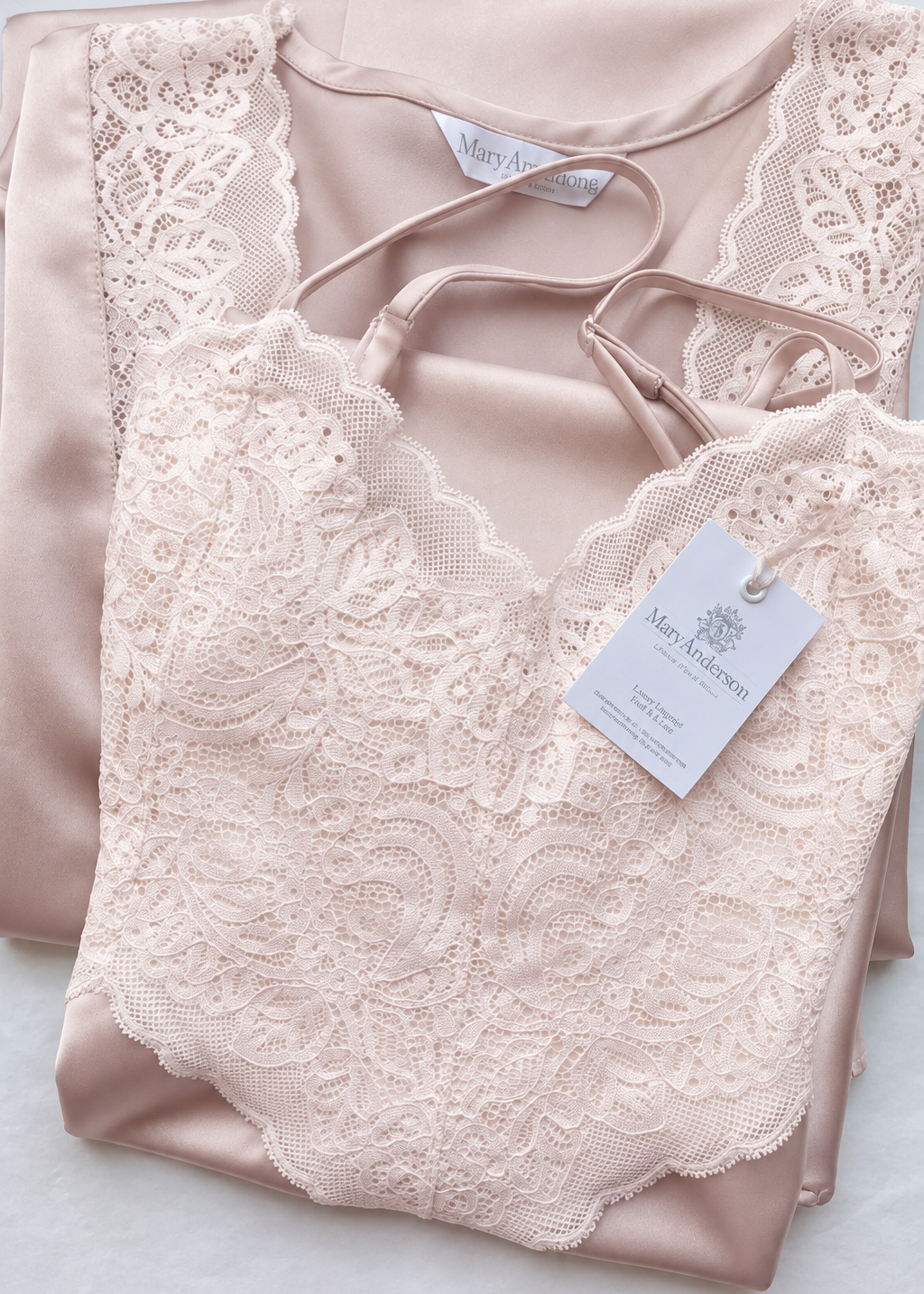 Conjunto Camisa Amelie + Bata · seda malva