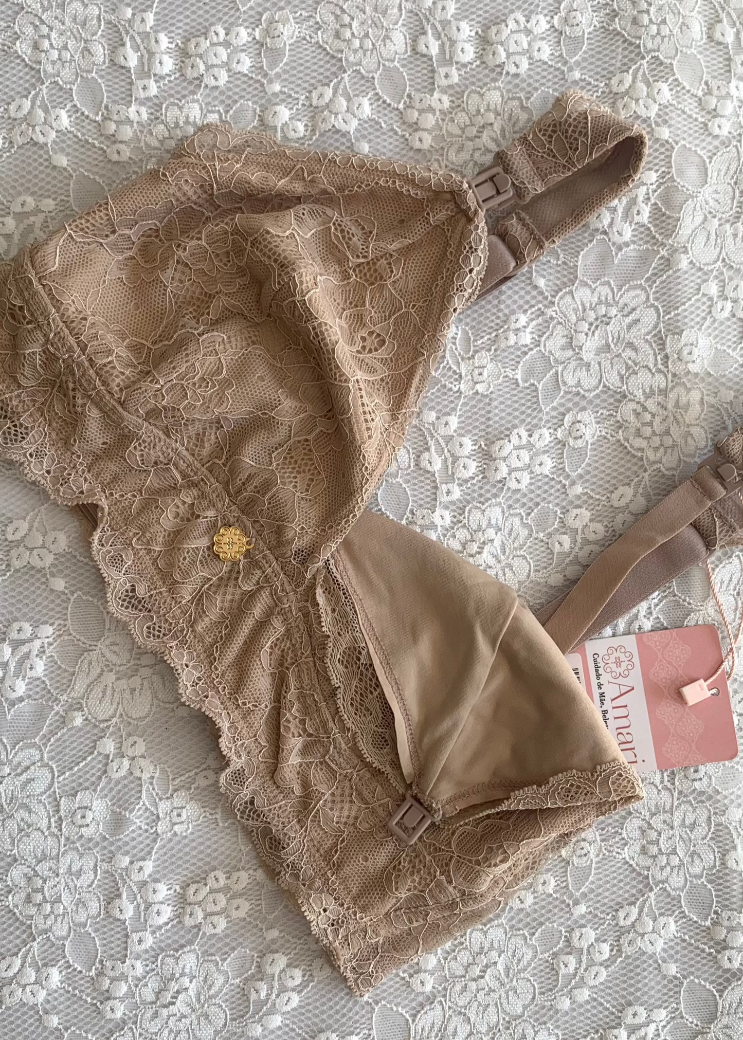 BRALETTE MATERNAL CANELA