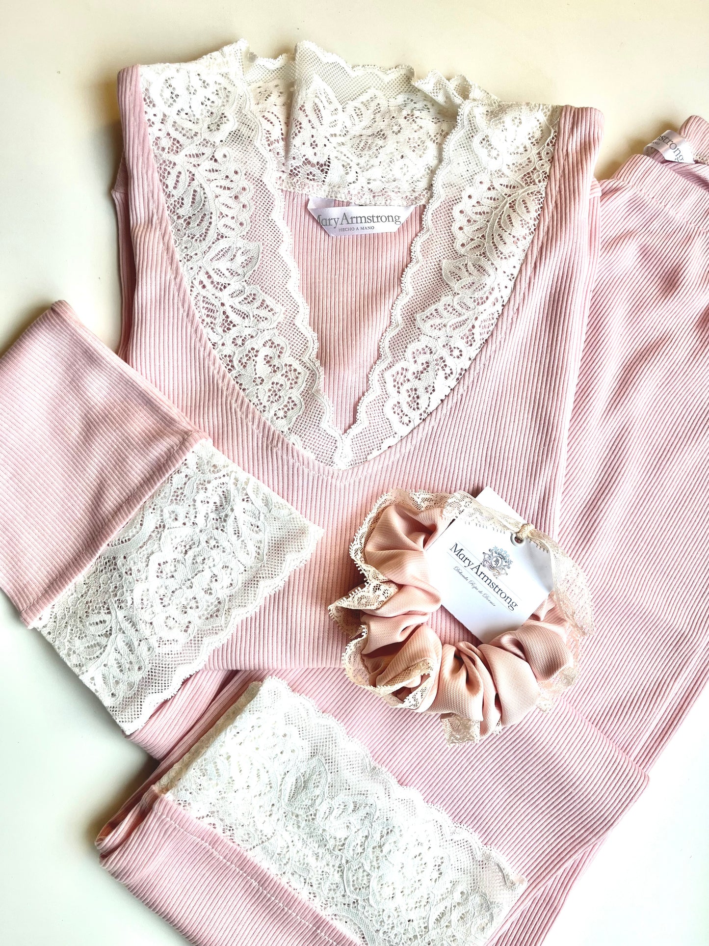 PIJAMA ALGODÓN RIP ROSA