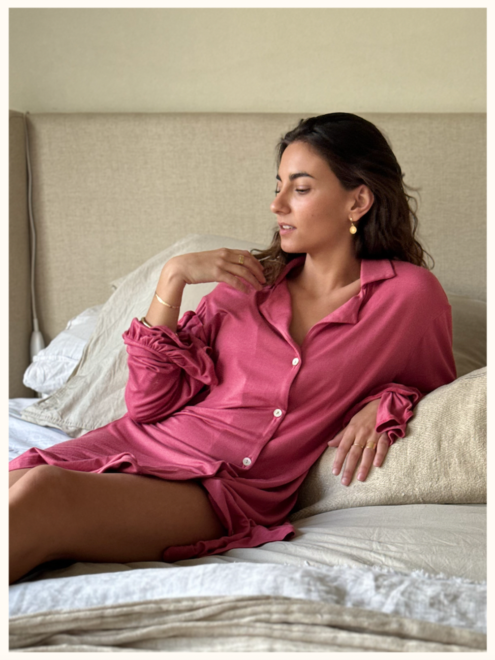 CAMISOLA VUELOS FRUTILLA