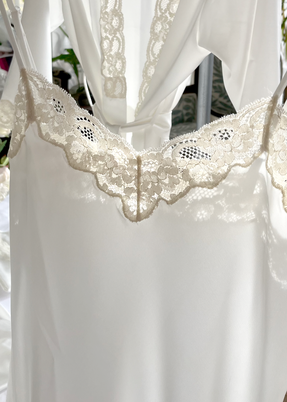 CAMISA PITTI MINI ENCAJE CREMA