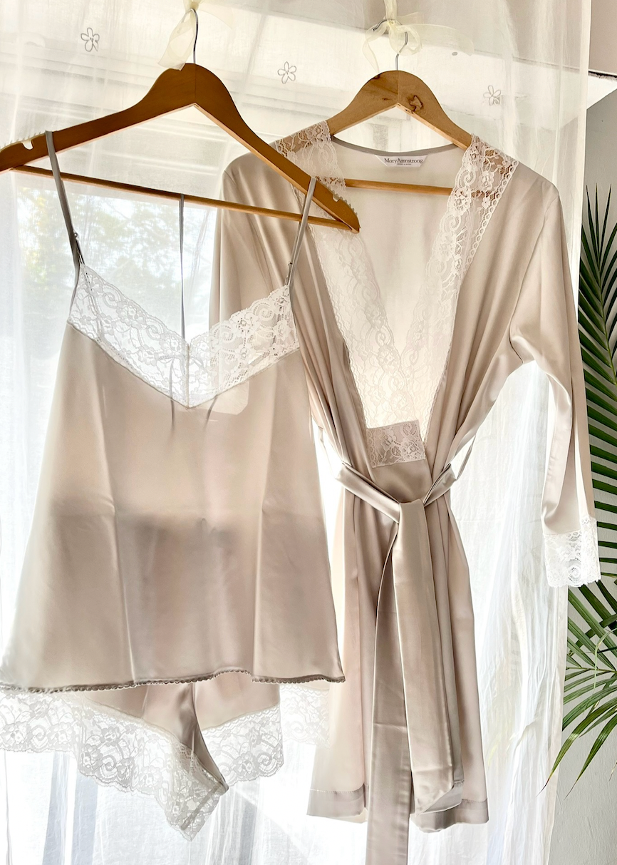 BABY DOLL LUCIA GRIS PERLA