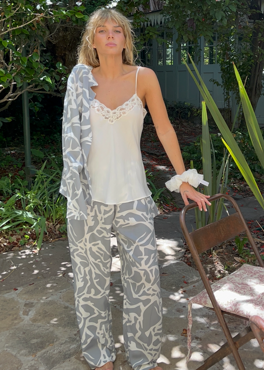 PIJAMA CHARLOTTE GRIS/CREMA