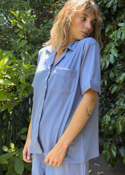 PIJAMA VERANO azulino