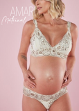 BRALETTE MATERNAL CREMA BICOLOR