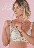 BRALETTE MATERNAL CREMA BICOLOR