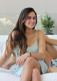 CAMISA AMELIE ALGODÓN CELESTE