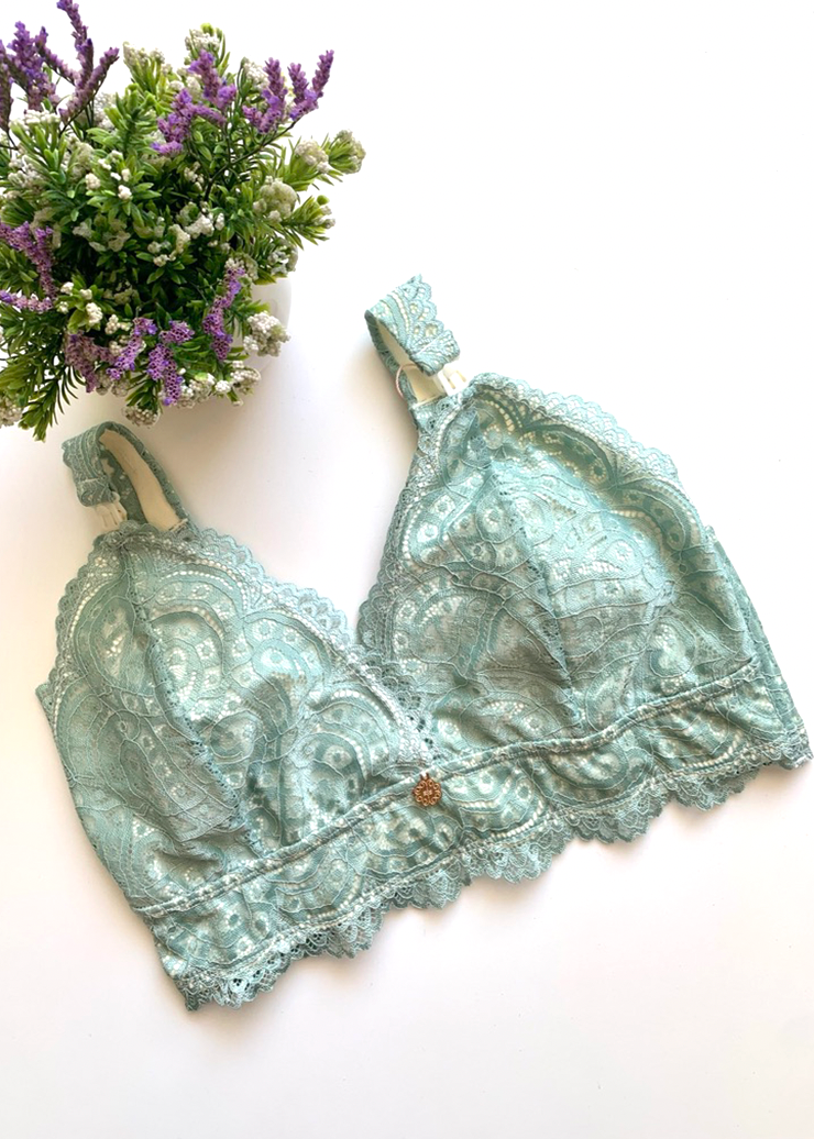 Bralette verde agua deals