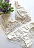 BRALETTE MATERNAL CREMA BICOLOR
