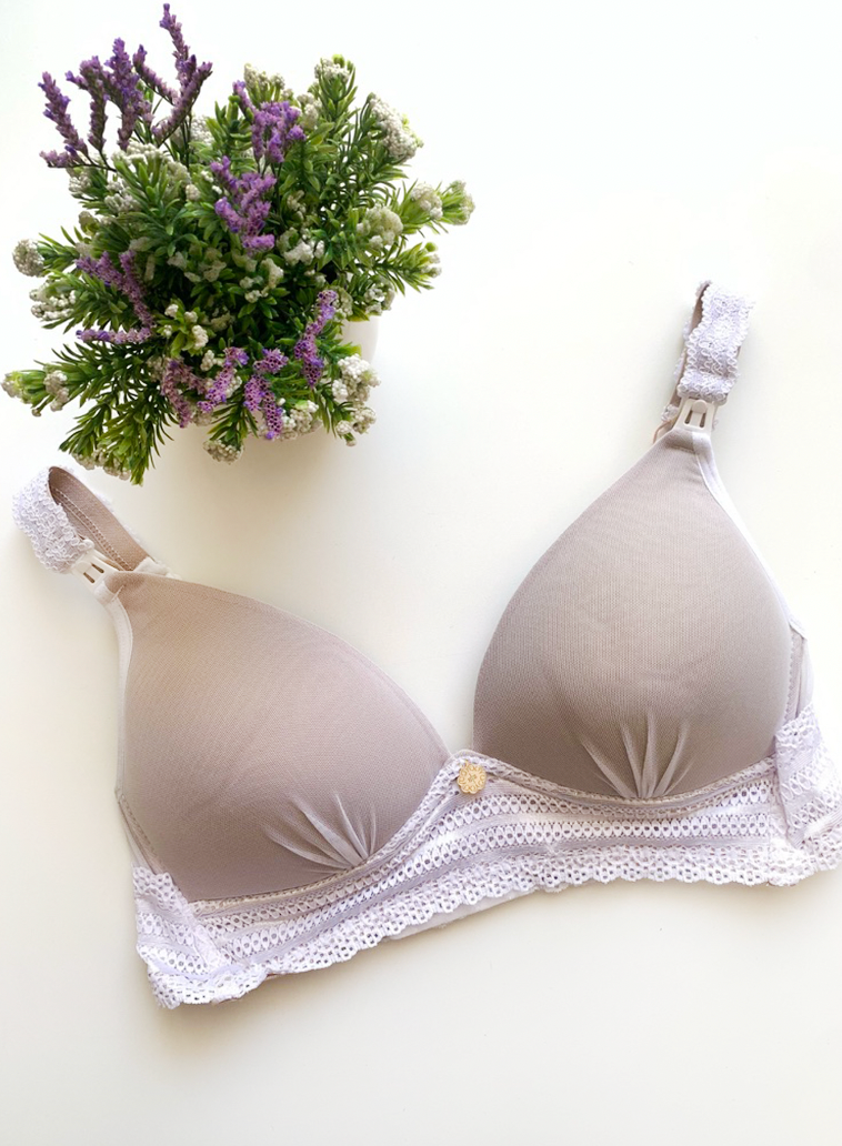 SOSTEN MATERNAL BEIGE CON DELICADO