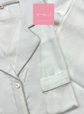 PIJAMA BLANCO VISCOSA RAYAS