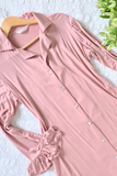 CAMISOLA ALGODÓN VUELOS VERDE AGUA
