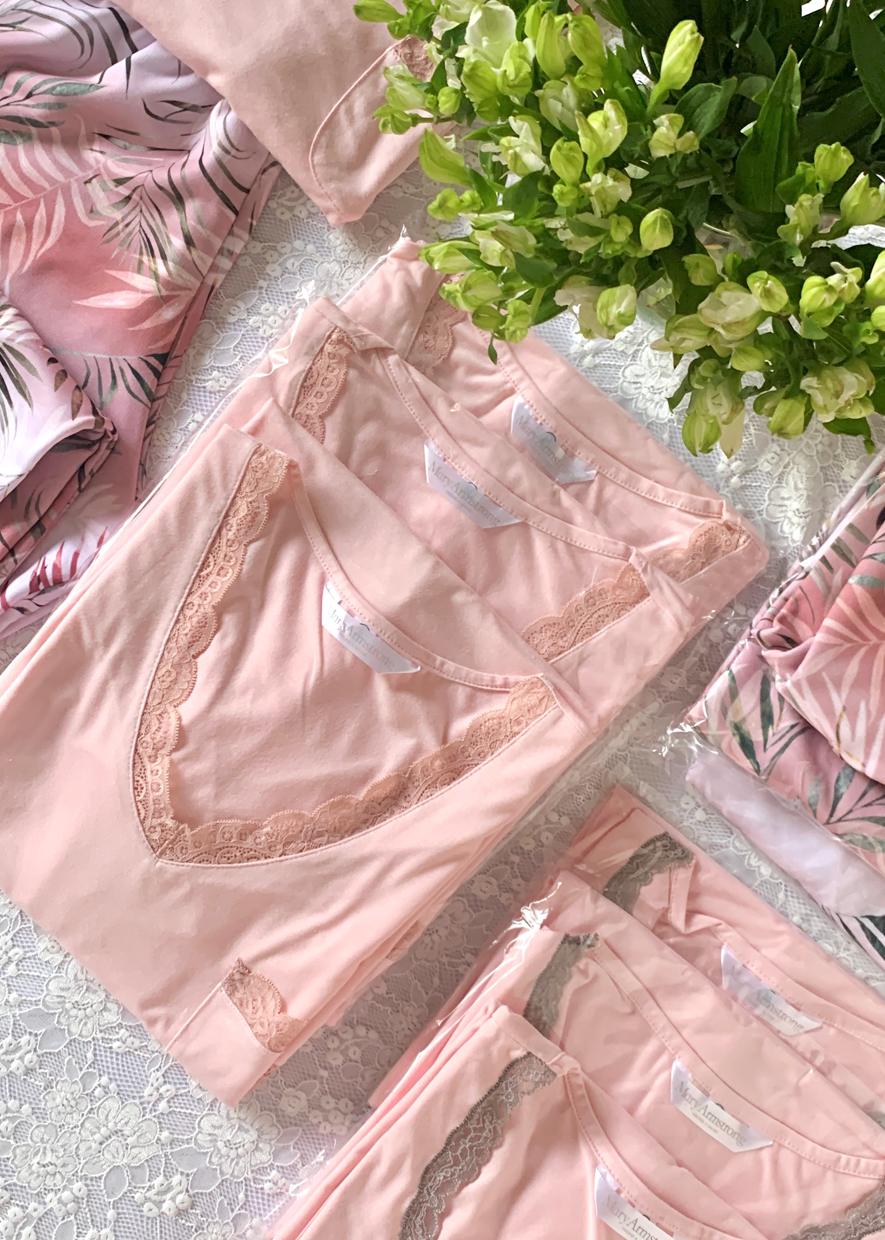 MAÑANITA PALO DE ROSA ESTAMPADO