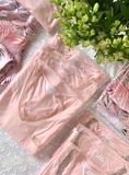 CAMISOLA ALGODÓN PALO DE ROSA/TAUPE