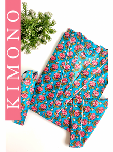 KIMONO LARGO CALIPSO ROJO