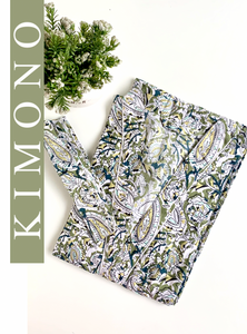 KIMONO LARGO OLIVA
