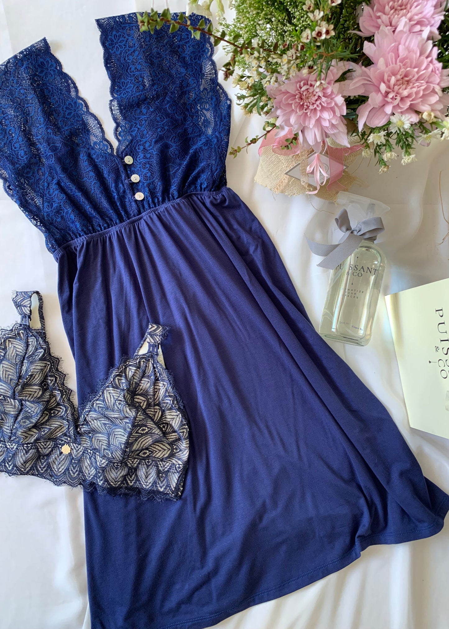 CAMISA MATERNAL MERLY AZUL